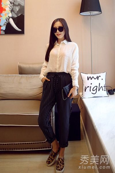 秋季女式新上衣衬衫n搭配