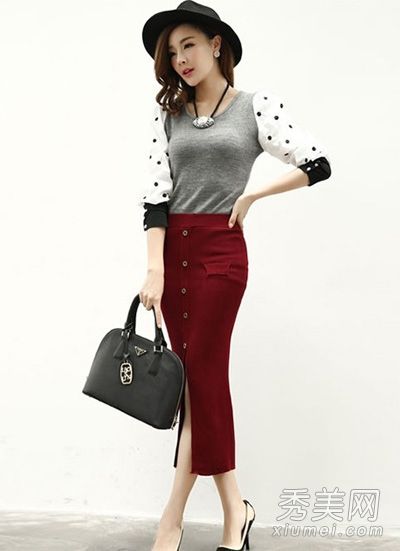 春夏美腿卷笔刀分体长裙巧设性感