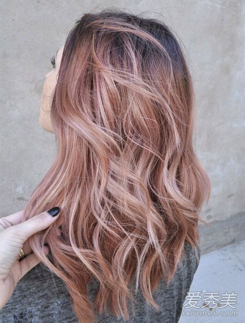 2016年发色流行趋势玫瑰石英粉漂亮