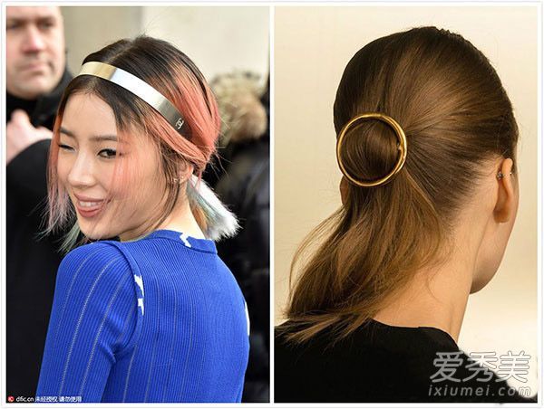 女孩们喜欢的春季简约发型,配上发饰真是太美了!