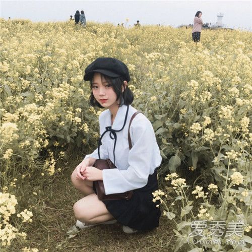 小脸神器!“报童帽”充满秋天的感觉,请像这样跟我来