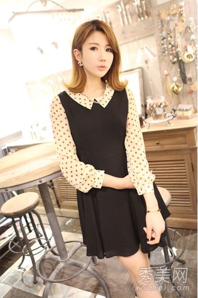 春季蕾丝雪纺巧妙搭配打造甜美迷人的约会礼服