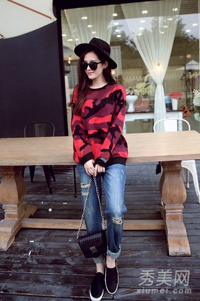 新款秋季毛衣推荐流行几何印花流行