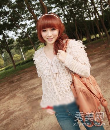 早春,纯美,韩式发型,梨花头,长卷发,视觉美