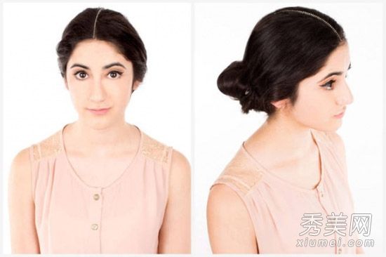 巧用发饰做发饰DIY公主高贵气质