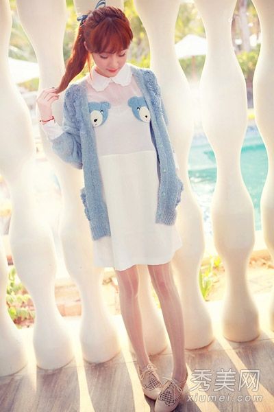 春装配图片女士风格温柔的人爱