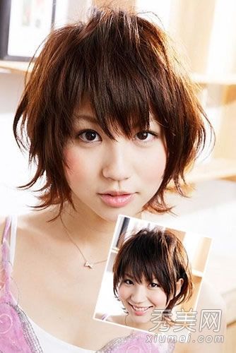 当红艳艳的头发排在十大梨花头短发就变成小妍美了