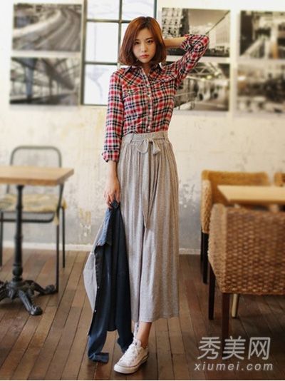 长裙衬衫，优雅、舒适、巧搭粗腿