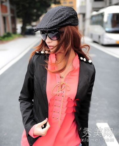 10春季时尚发型帅气时尚女孩迷人的眼睛