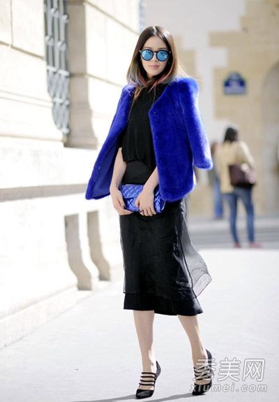 2014秋冬新款女式皮草大衣奢华系列