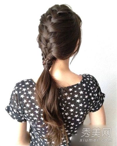 花式编织编织多股编织DIY马尾辫不单调