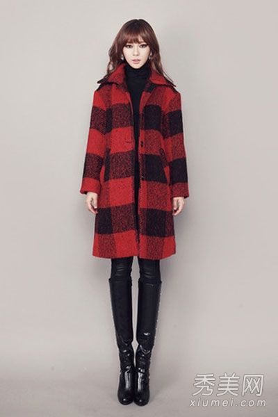 优雅的格子外套推荐经典永不褪色