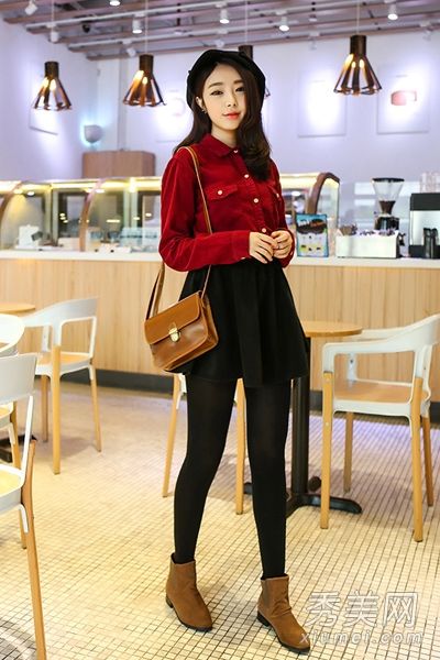 秋冬半身裙推荐给时尚、温柔、不冷不热的人。