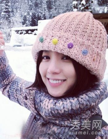 林宥嘉的八卦天后丁文琪用短发和甜美的发型剪了两次发型