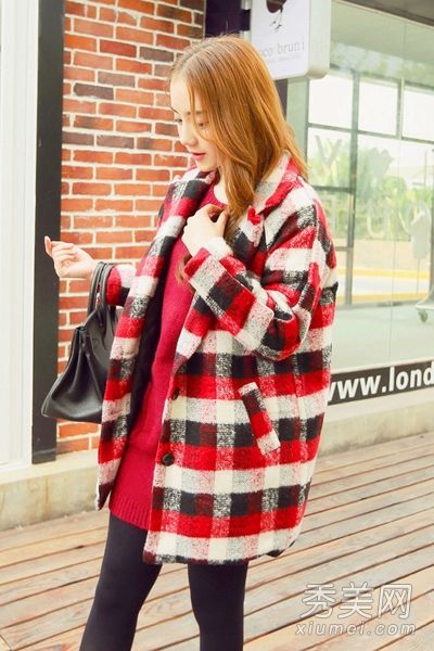 2014冬季时尚流行元素格子经典百搭