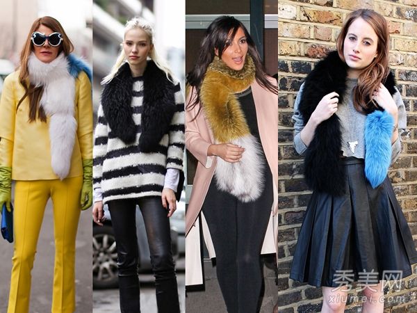 毛皮围巾是如此反复无常,以至于土豪们喜欢这些奢华的配饰。