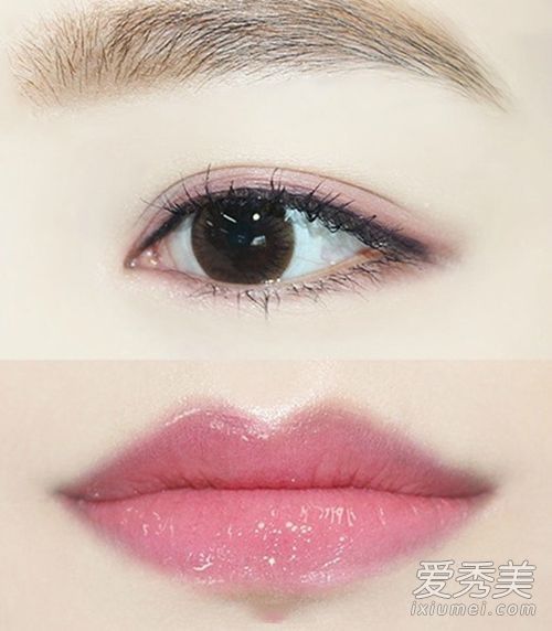 向韩国女孩学习有不同的唇眼匹配风格