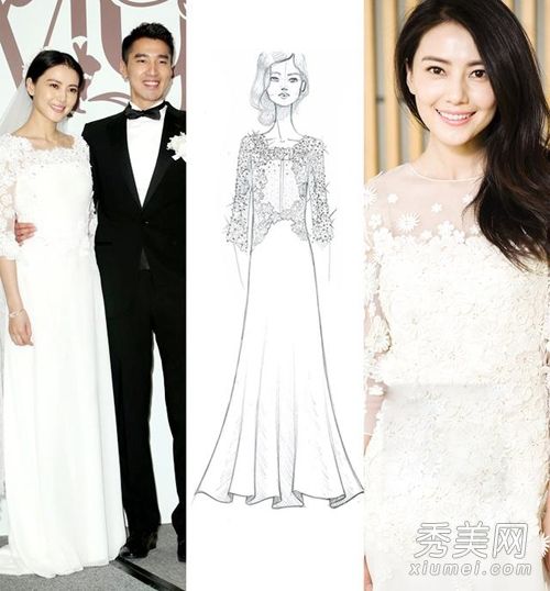 高圆圆结婚了!两件婚纱揭开秘密