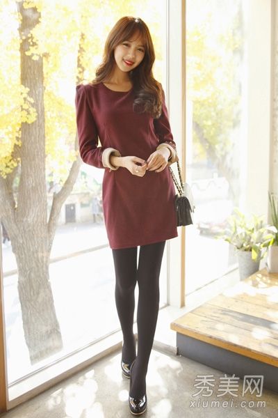 冬季必备打底裙让搭配更简单