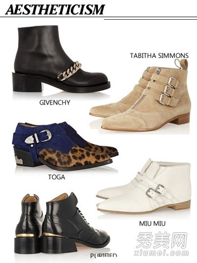 冬天穿上你的短靴，露出纤细的双腿。