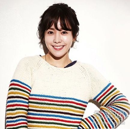 韩智敏,韩剧的女主角,教你变老,把你的发型变成小孩的脸。