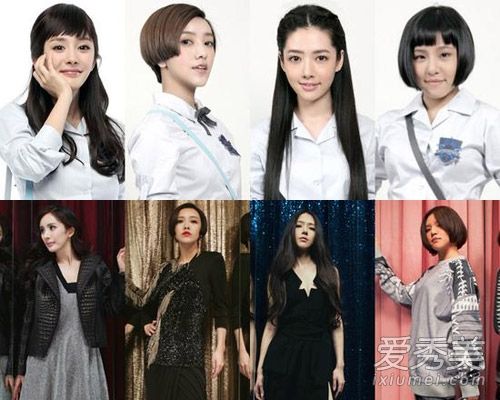 杨蜜,郭采洁,碧·海登,《小时代》,女性4年发式主键