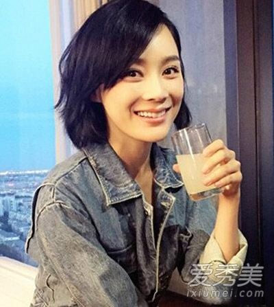 杨幂孙力教你剪短发