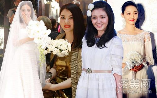 孙俪、杨蜜、白百合、最强名人老婆群体时尚发型pk