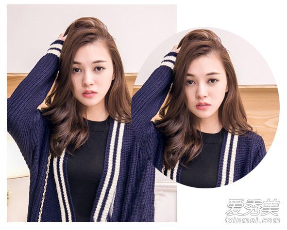 你的长发想要什么样的发型？齐肩烫发非常时尚。