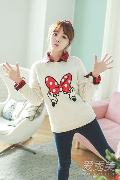 卡通毛衣可爱可爱冬装