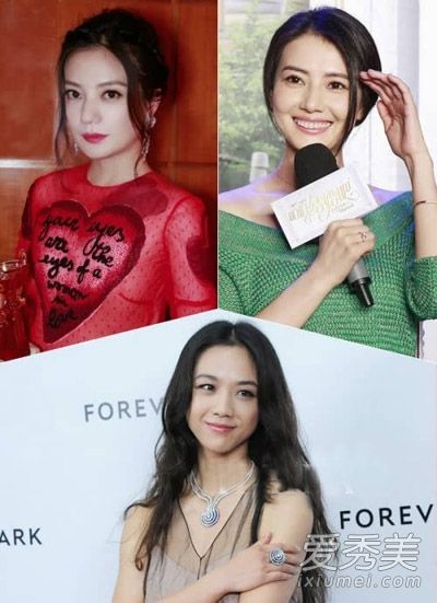 赵薇、汤唯和高圆圆展示不同脸型的瘦子发型
