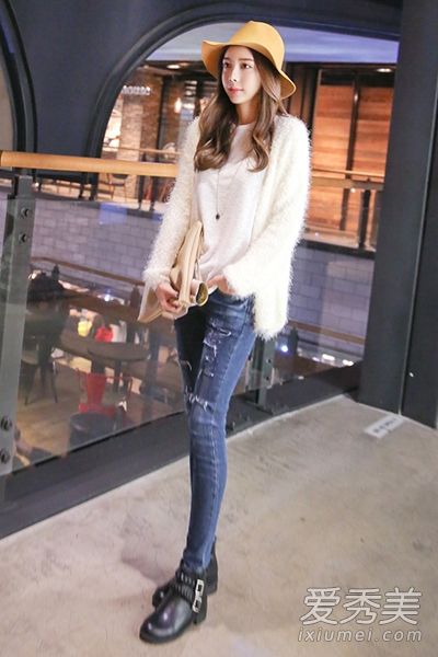 新款2015毛衣开衫春装爱心小清新