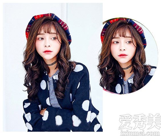 冬季薄刘海欣赏9个完美的脸型