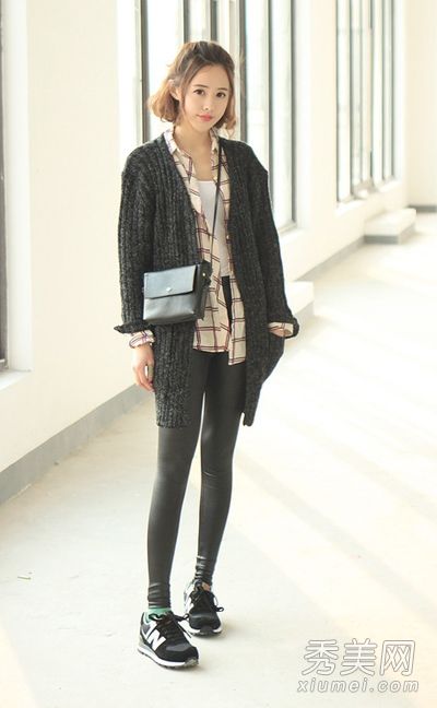 开襟衬衫紧身衣展示高跟薄款韩式领带