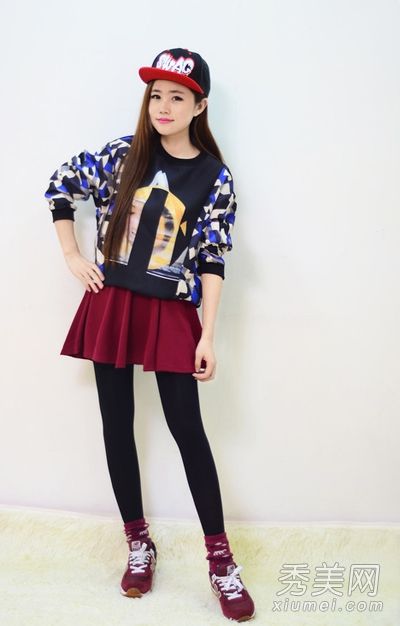 裙子搭配小短裙休闲可爱小女孩风格