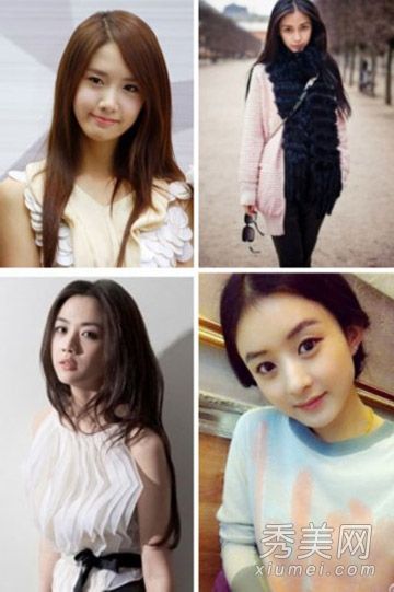 范冰冰云儿,宋茜,韩国和中国的脸女神发pk