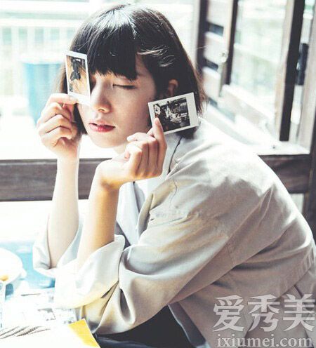 波波的短发照片