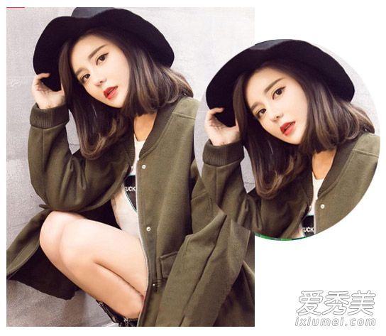 流行女孩肩并肩长发塑造完美瓜子脸