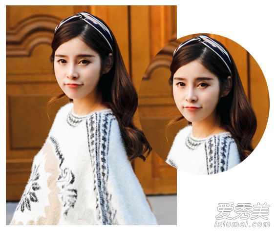 冬天，女孩们时髦的发型与韩式设计相匹配，以美化和吸引眼球。