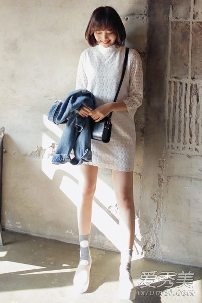 春季时装裙款式长袖裙是最通用的