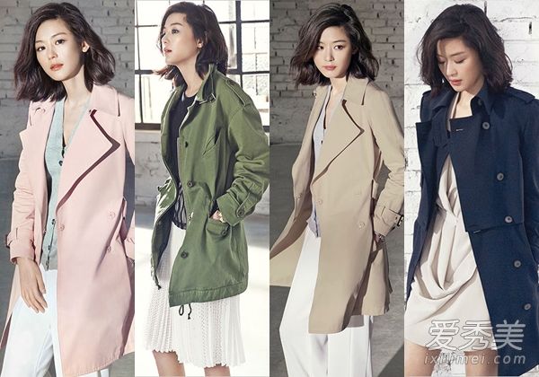 2015年全智贤春装秀教你如何搭配韩式外套