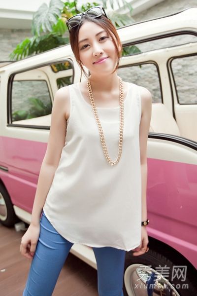 酷暑性感背心+长裤打造完美身材