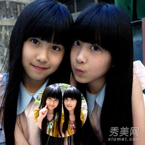 台湾双生花因长直发和纯女神范而流行