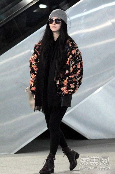 服装搭配学习范冰冰的春天之美