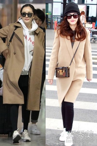 运动鞋在春天很热,小裤腿很时髦。