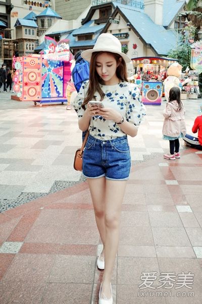 2015春季印花雪纺衬衫