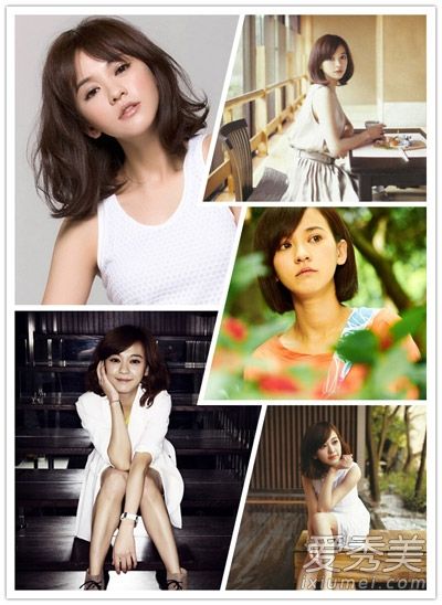 花不到2陈意涵发型技巧来减少短发的年龄