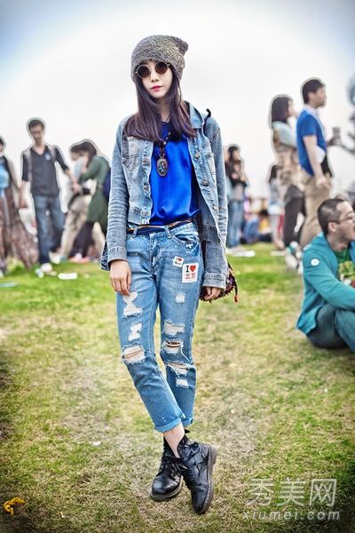 牛仔夹克穿成N双,彰显个性和活力