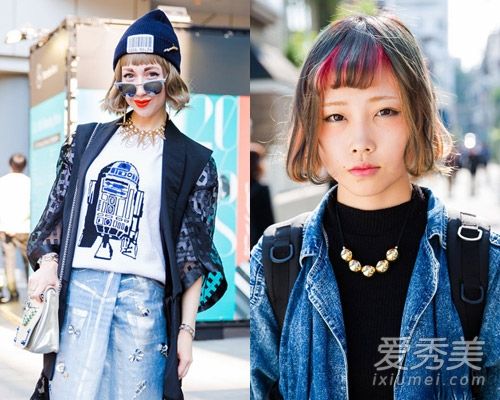 东京时装周时装周潮街秋冬季拍摄发型参考