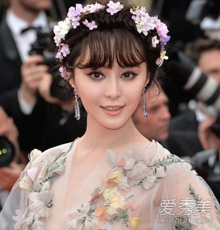 女神范冰冰的发型变成了刘海,杀死了所有的观众